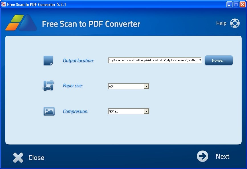 windows scan to pdf