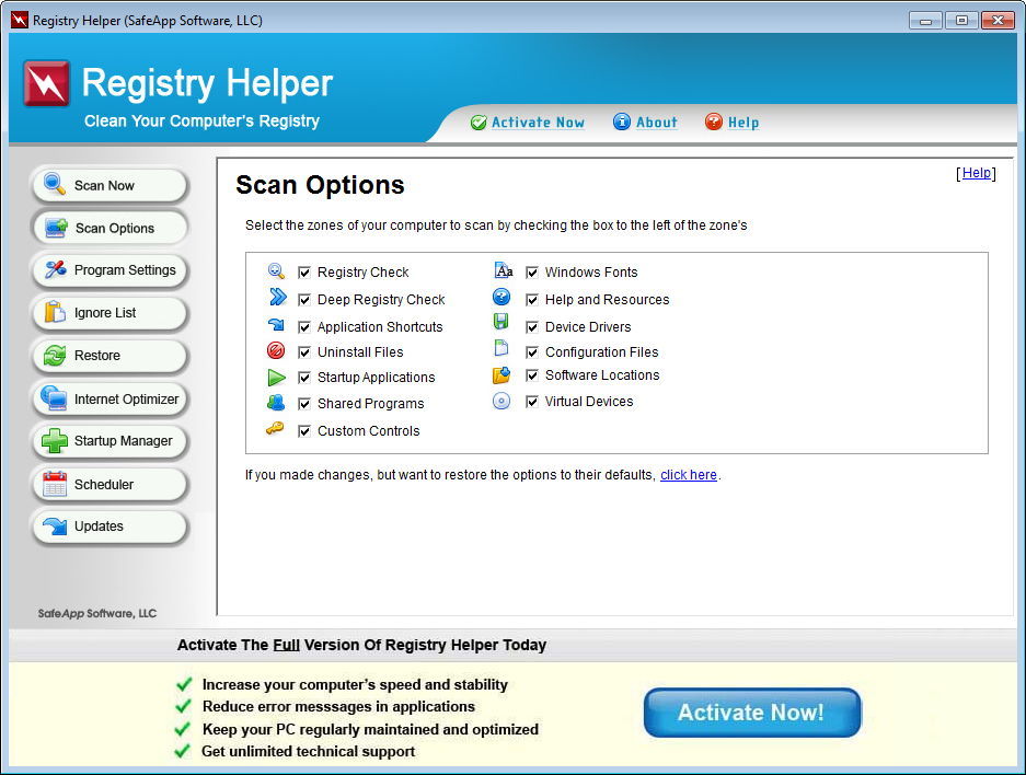 microsoft windows 7 registry repair utility download