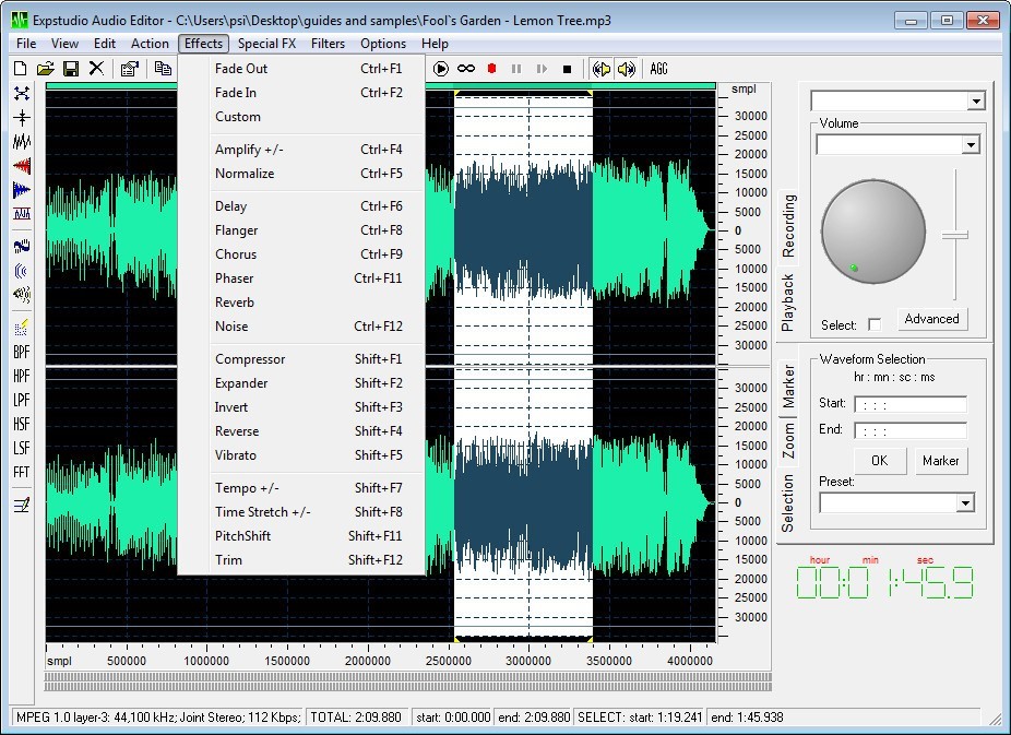 mpeg 4 audio editor free download