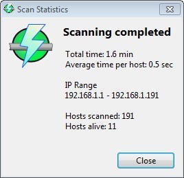 angry ip scanner not showing mac hostname