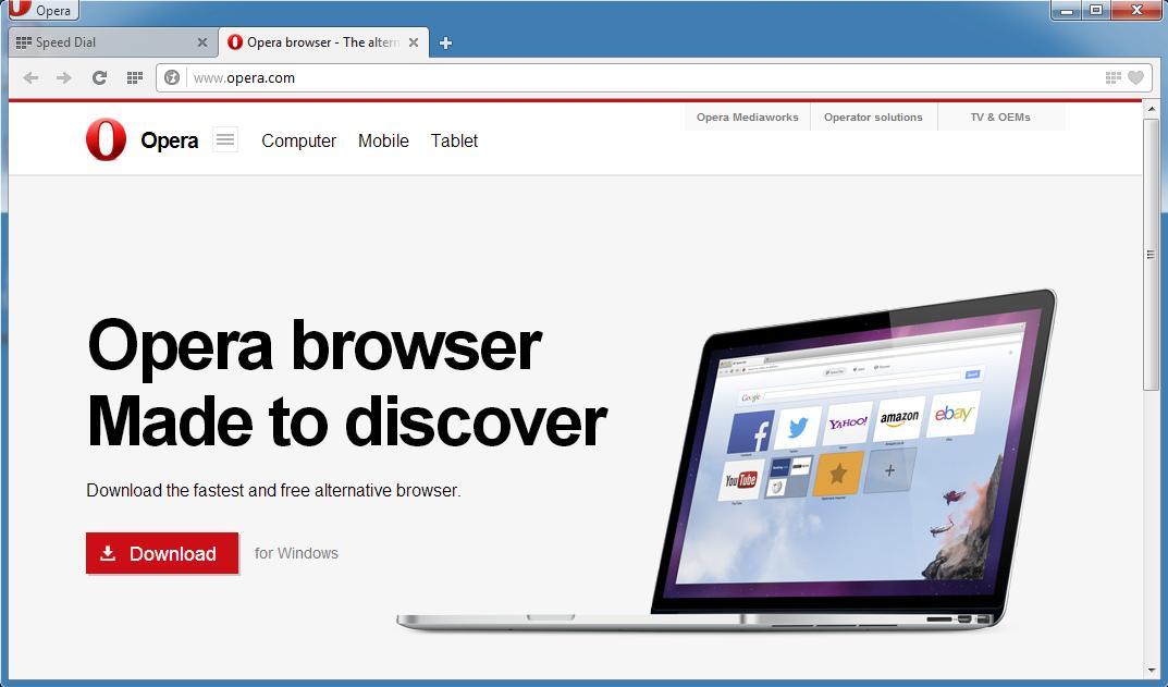 freeware opera browser download