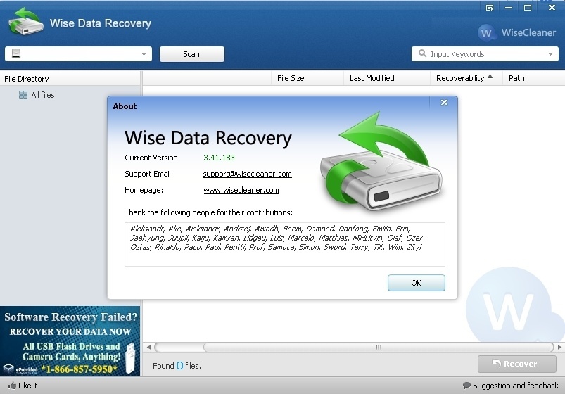 Wise Data Recovery 6.1.4.496 for apple download