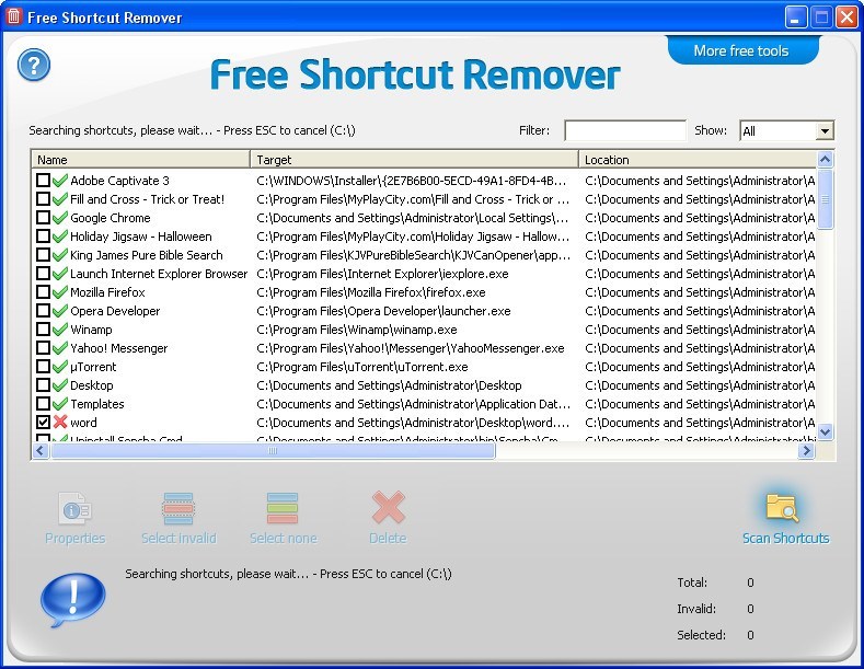 Telechargement shortcut virus remover v3.1