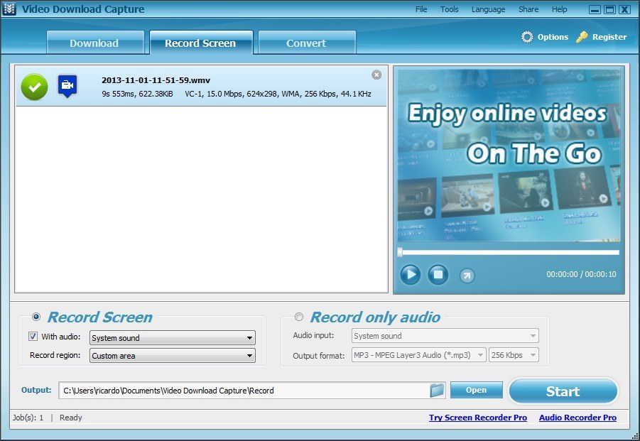 apowersoft video download capture 5 for free