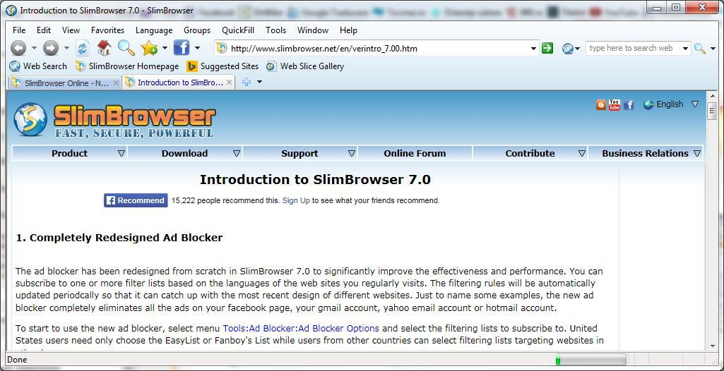 download Slim Browser 18.0.0.0 free