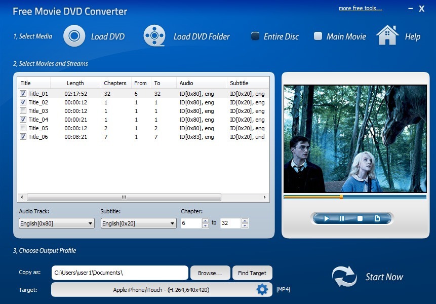 free dvd converter online