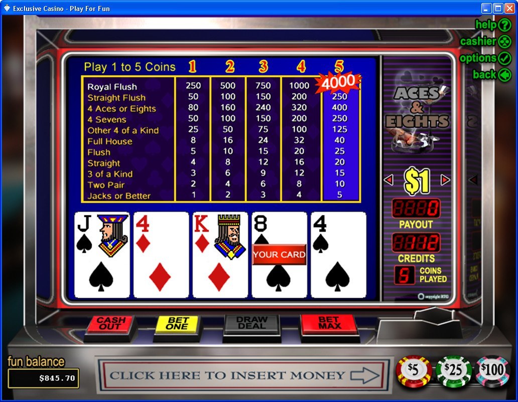 windows xp casino games free no download