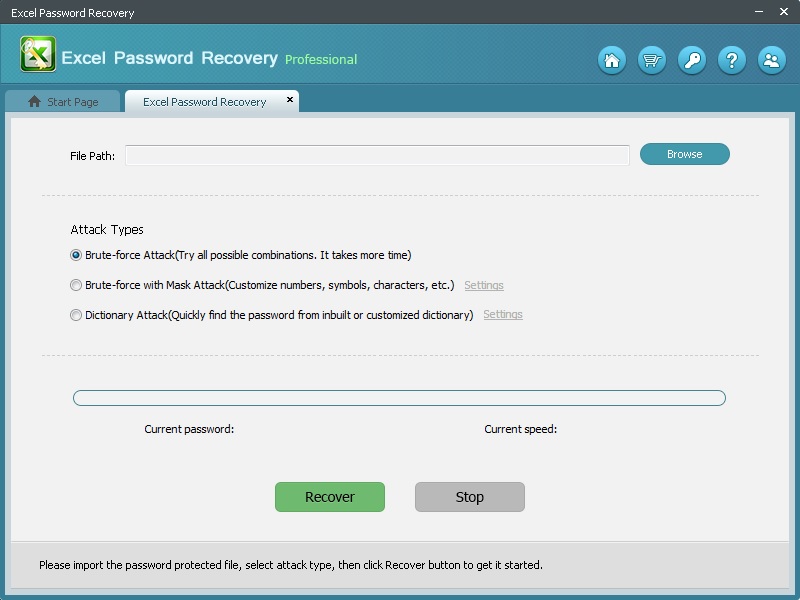 Excel Password Recovery Tool