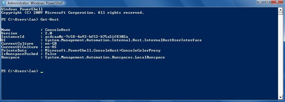 windows 7 powershell