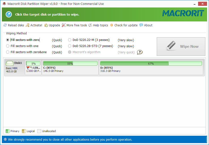 Macrorit Data Wiper 6.9 download the new for windows