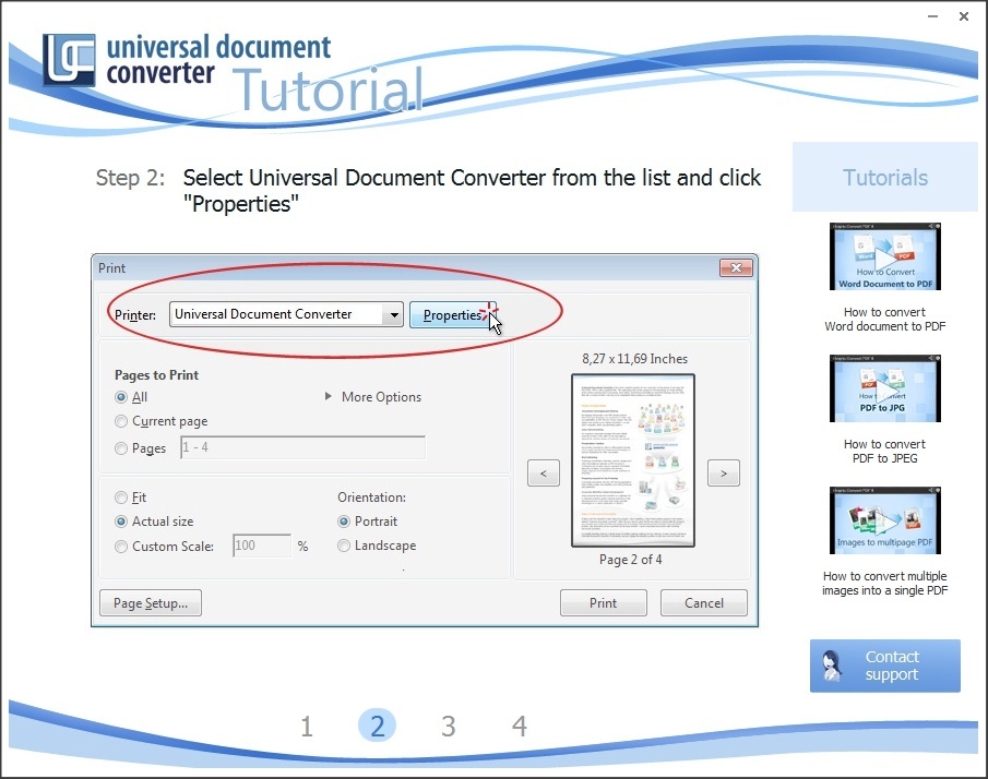 Как активировать universal document converter