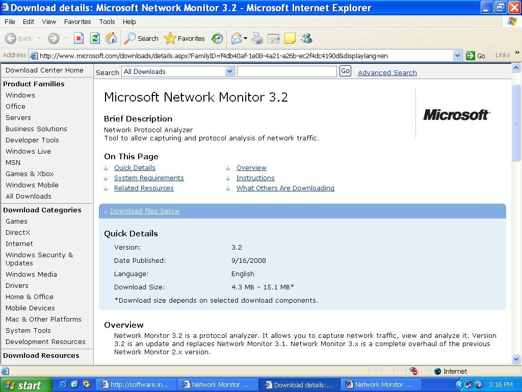 Network Monitor 8.46.00.10343 downloading