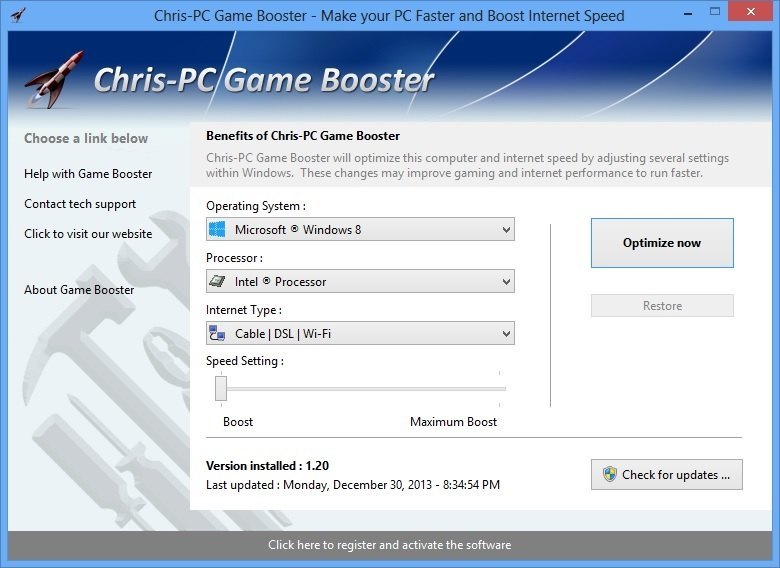 Chris-PC RAM Booster 7.06.14 download the last version for apple