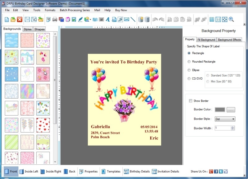 DRPU Birthday Card Designer Software latest version - Get best Windows ...