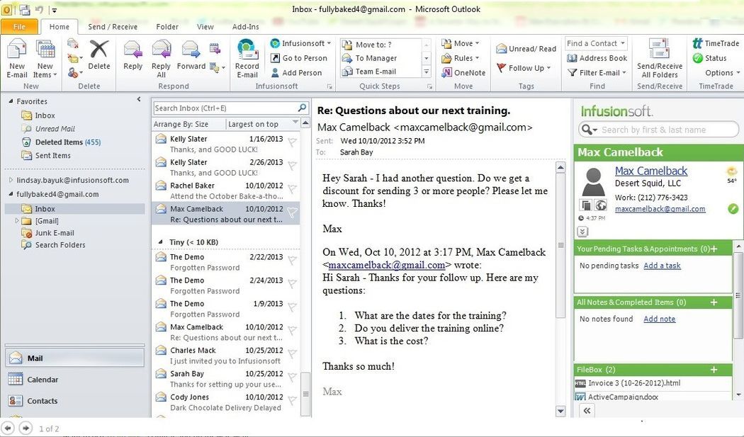 how to sync office 365 outlook with desktop