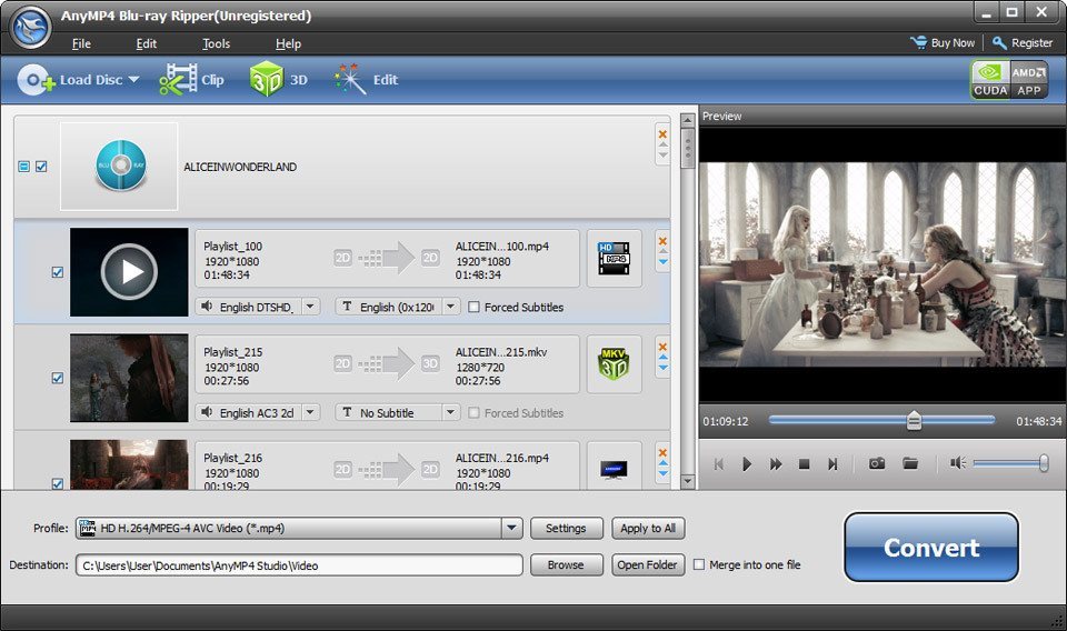 AnyMP4 Blu-ray Ripper 8.0.93 download the new version for android
