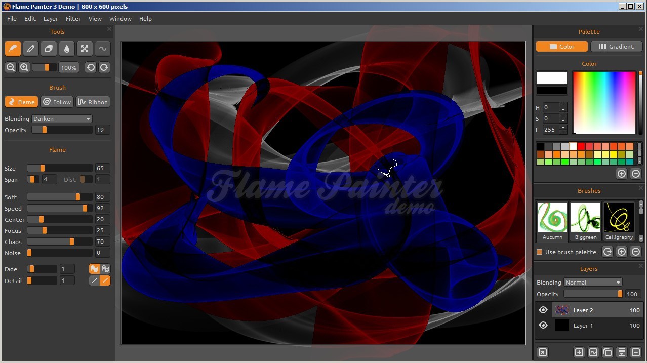 flame painter online