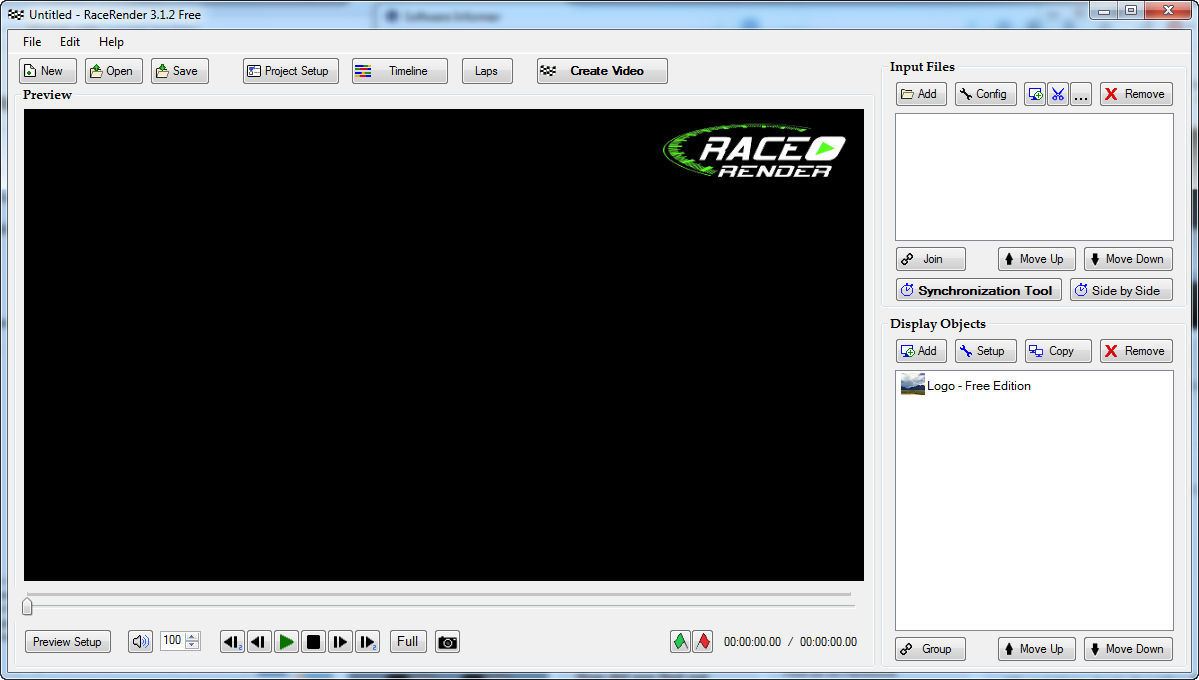 racerender 3 title screen