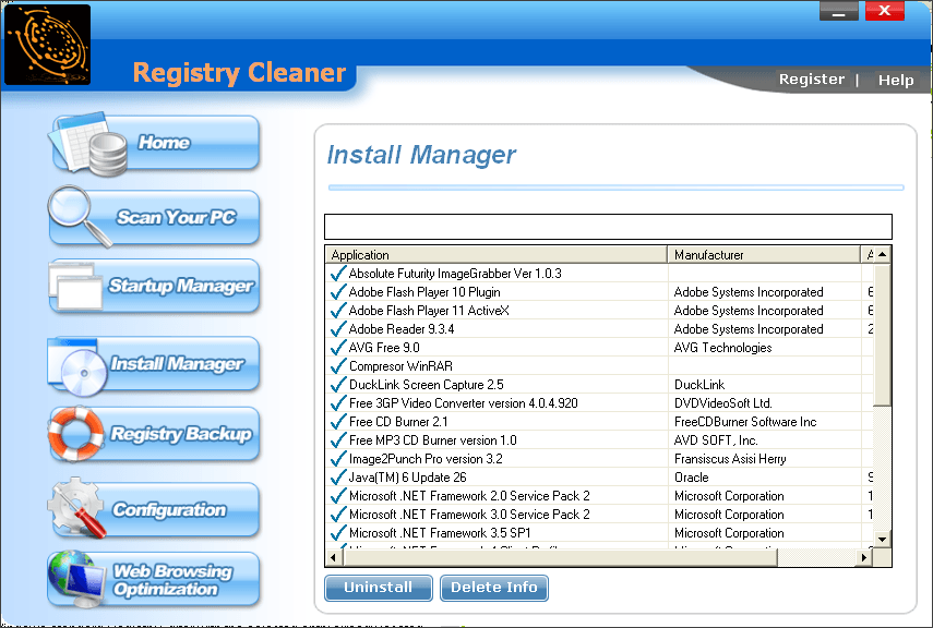 free registry repair and cleaner software