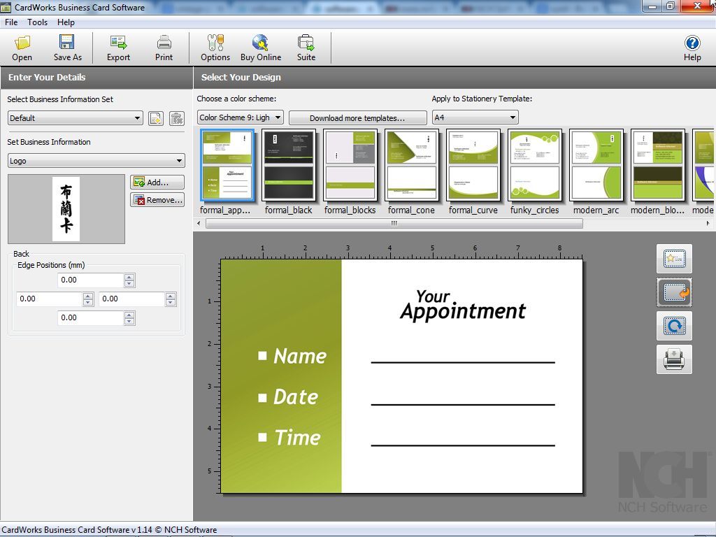 cardworks business card software free download