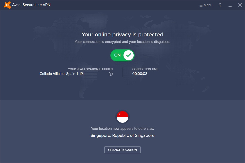 is secureline vpn free in avast free