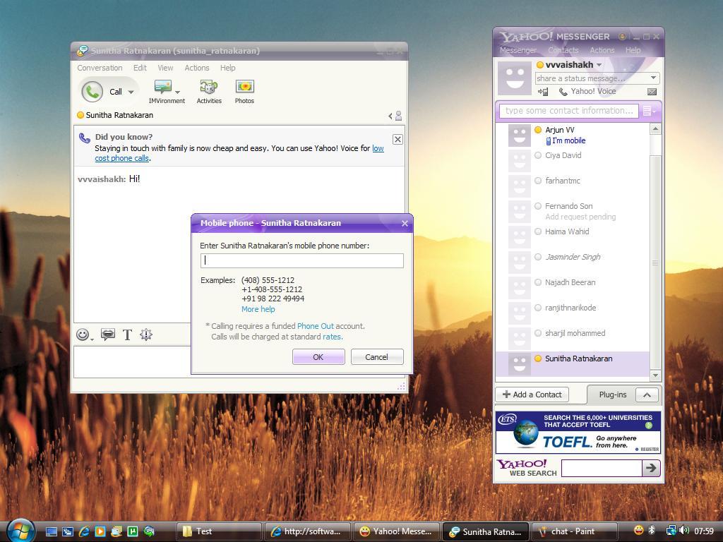 yahoo messenger downloading for windows 7