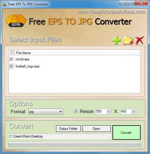 Free EPS To JPG Converter download for free - GetWinPCSoft