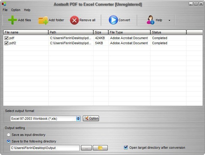 pdf to excel converter software