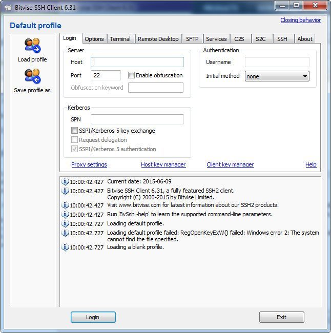 Bitvise SSH Client 9.31 for mac download