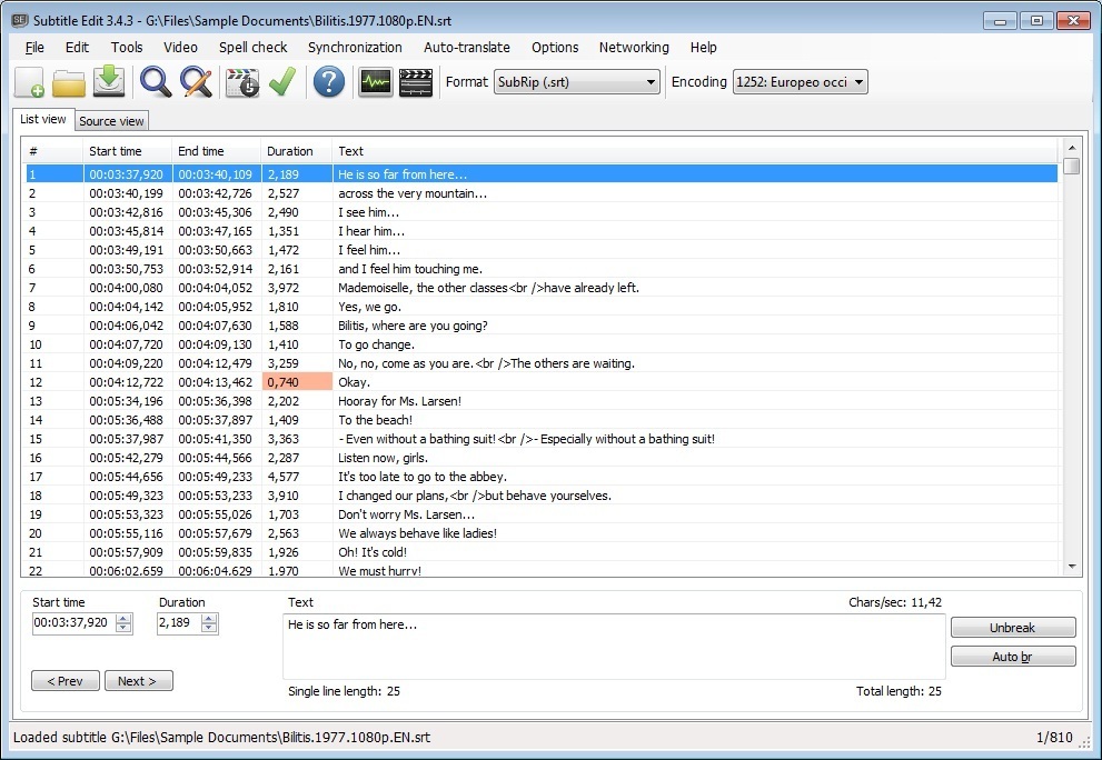 download the new for windows Subtitle Edit 4.0.1