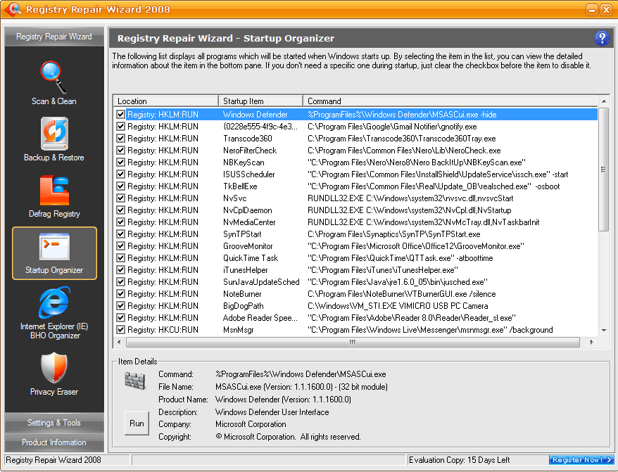 downloading Registry Repair 5.0.1.132