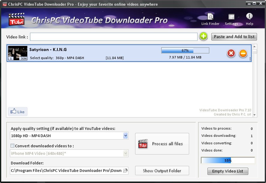 ChrisPC VideoTube Downloader Pro 14.23.0616 free instal