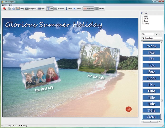 free serif software photo plus