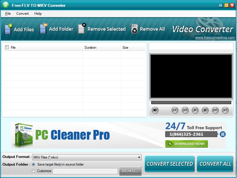 flv to mkv converter free download