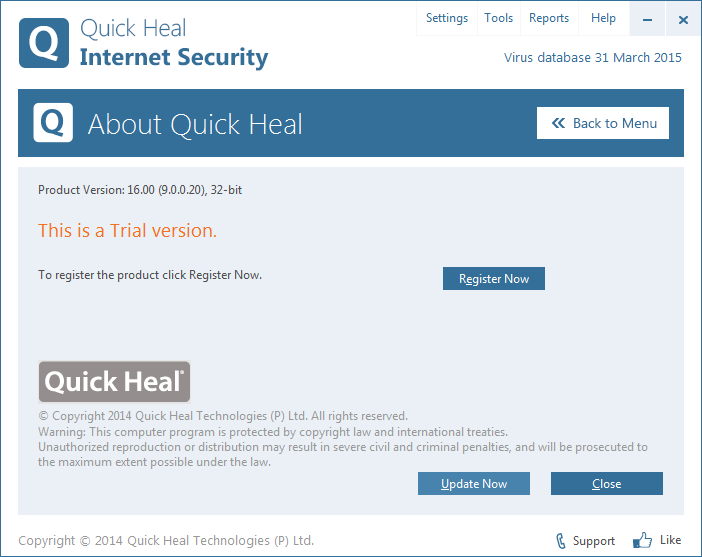 quick heal total security offline update download 64bit