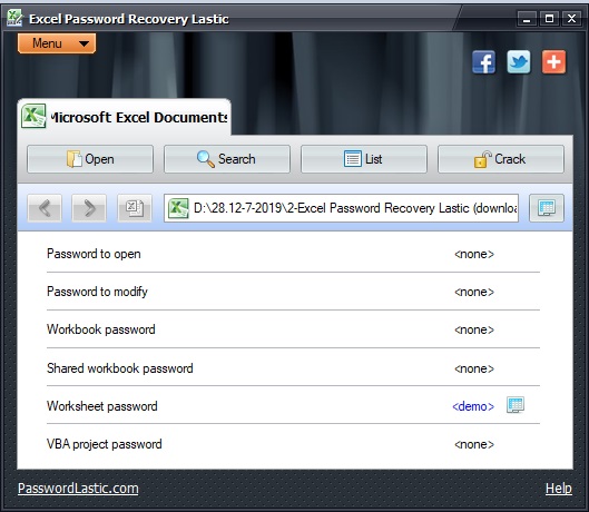 excel password by thegrideon software serial