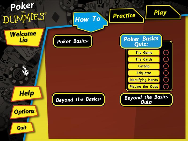 Poker For Dummies download for free - GetWinPCSoft