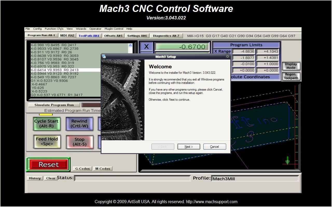 mach 3 software license