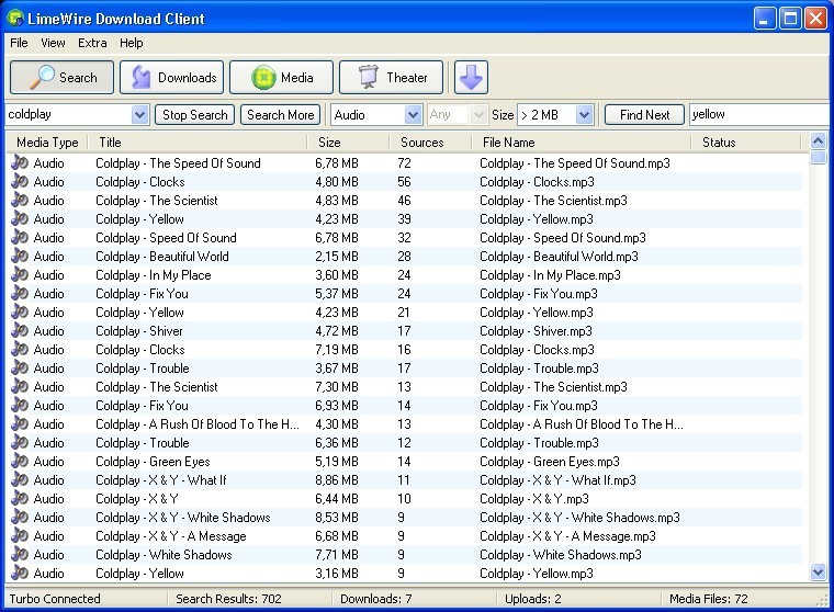 download napster limewire