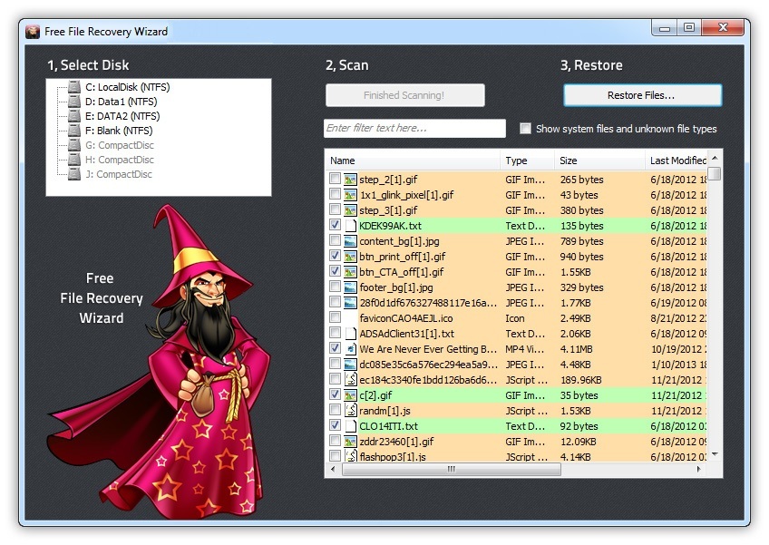 data recovery wizard free download