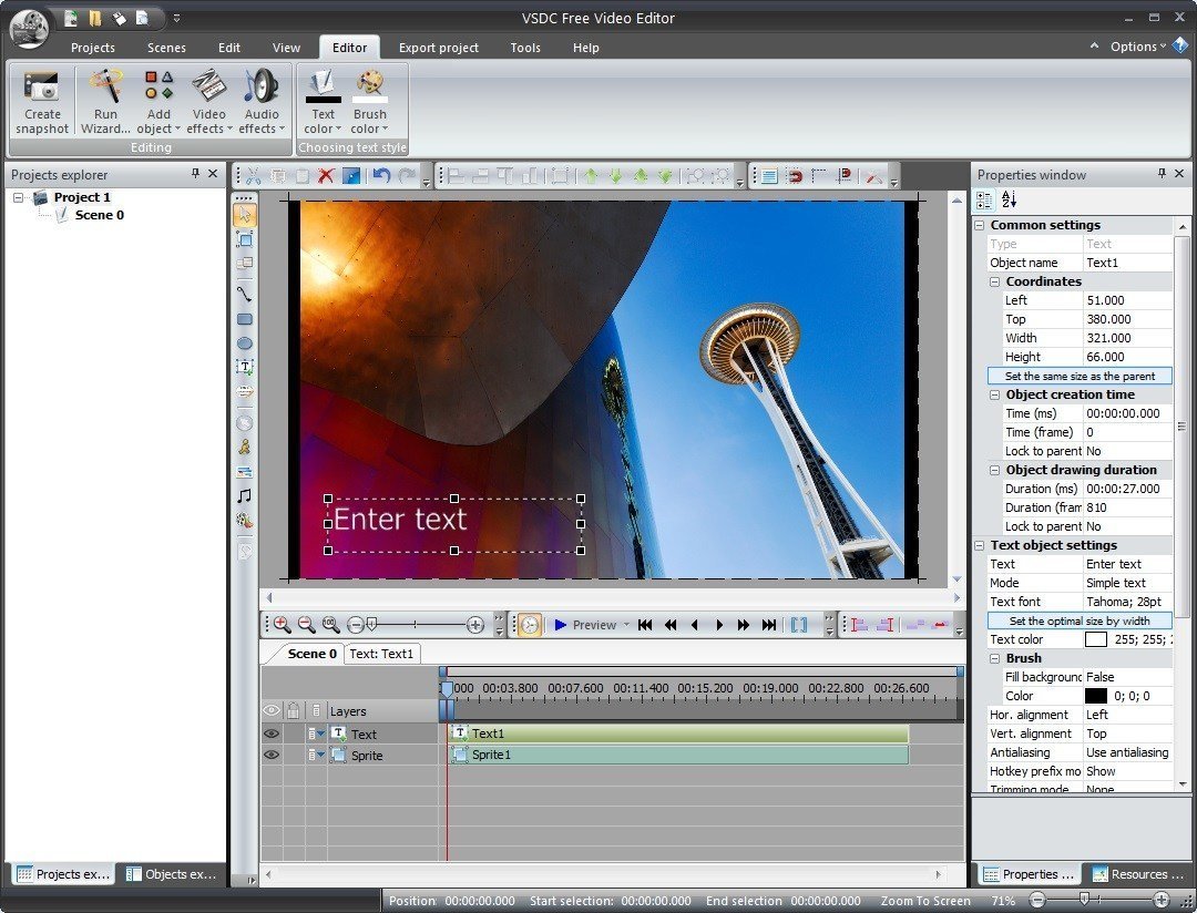 how to use vsdc free video editor