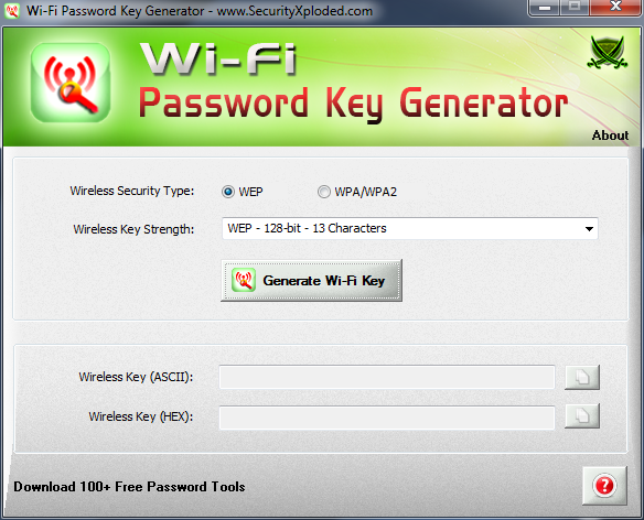 tp link wifi key generator