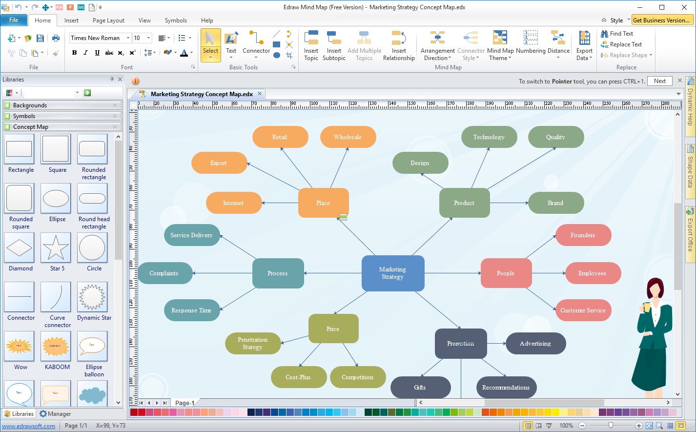 free mind mapping software windows 10