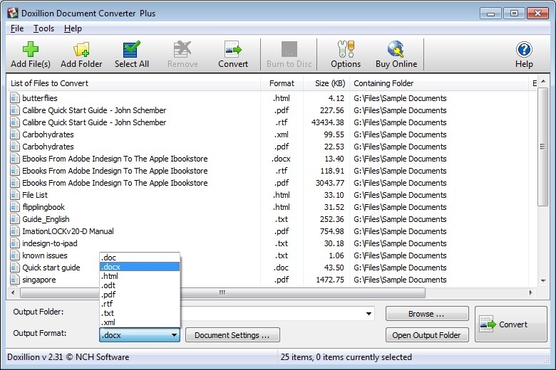 nch software doxillion document converter