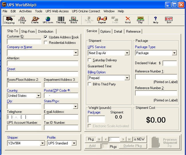 UPS WorldShip download for free GetWinPCSoft