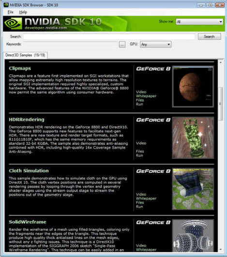 Windows directx sdk. Исходник GEFORCE. NVIDIA SDK. NVIDIA OPENGL SDK. NVIDIA frame view SDK 1.1. Как выглядит.