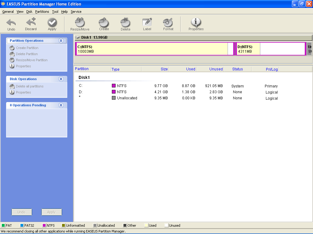 easeus partition master portable download