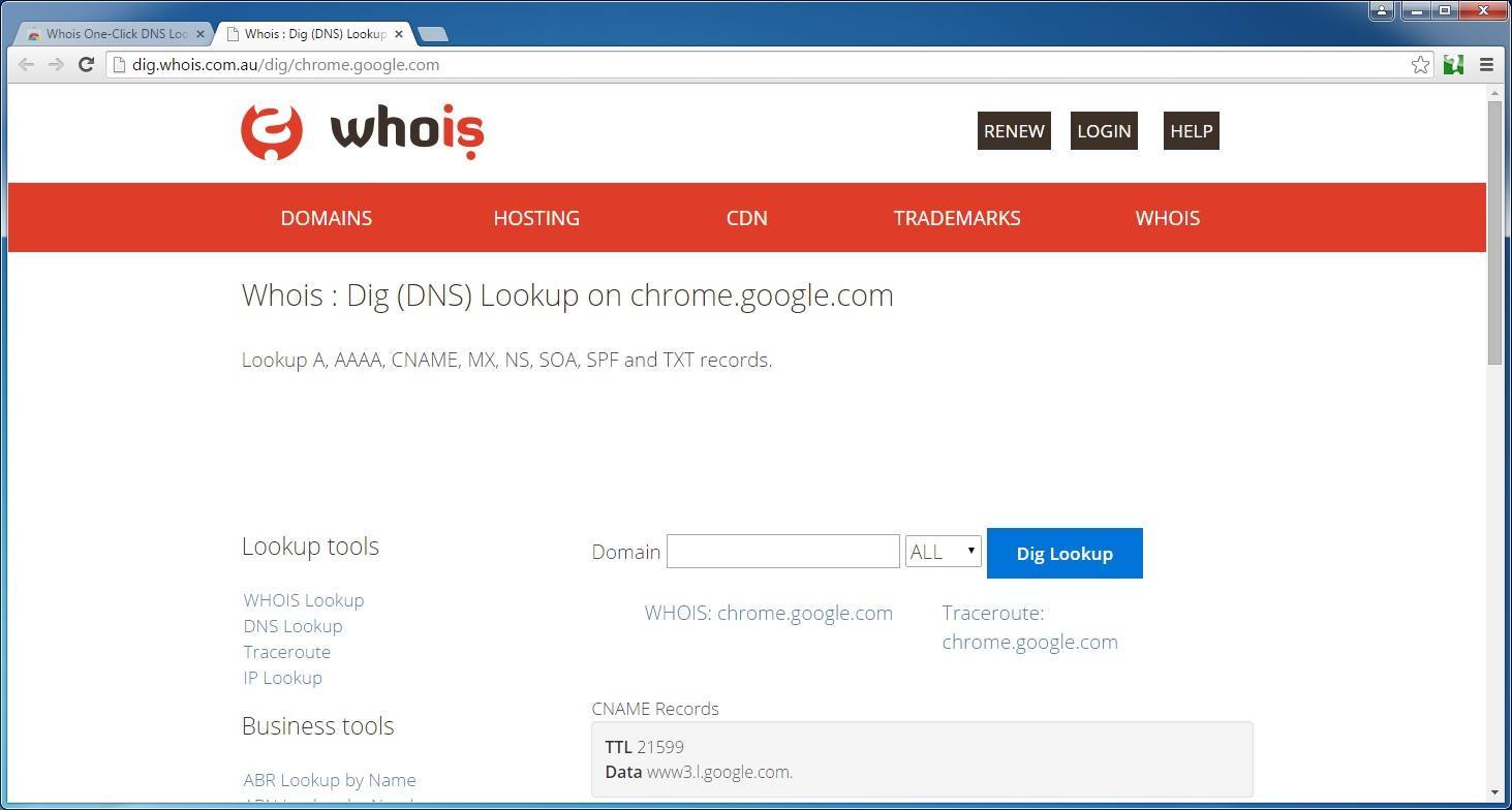 Dns whois что это