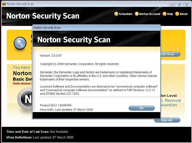 norton security scan taking too ling to unsinstall