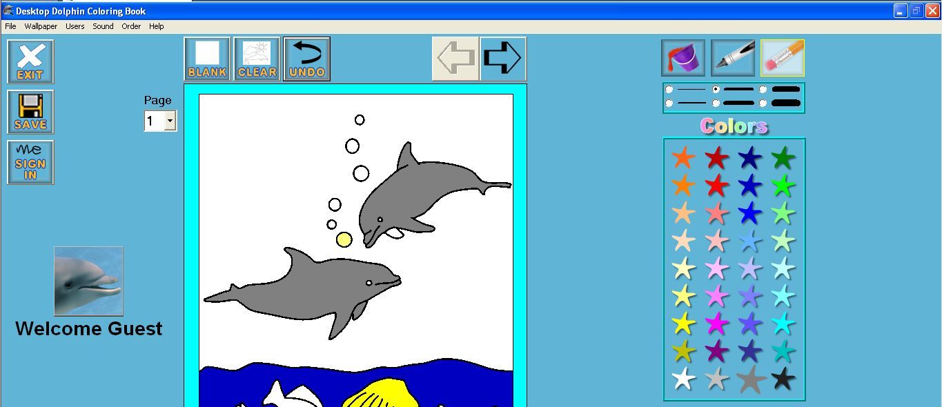 Desktop Dolphin Coloring Book Latest Version Get Best Windows Software